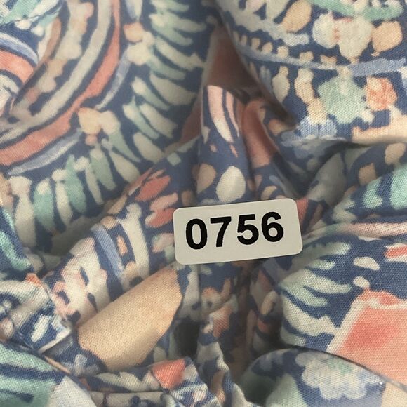 Crown & Ivy Women’s 3X Pink Blue Paisley Dress Vibrant Preppy - Picture 11 of 11